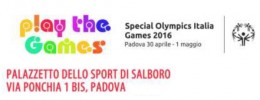 Play the Games - Special Olympics Italia Games 2016