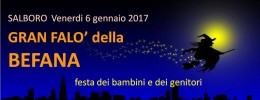 Befana a Salboro - gran falò della Befana - festa dei bambini e dei genitori